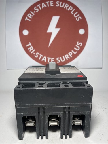 Used General Electric GE TED134015GR 3-Pole 15A Industrial Circuit Breakers