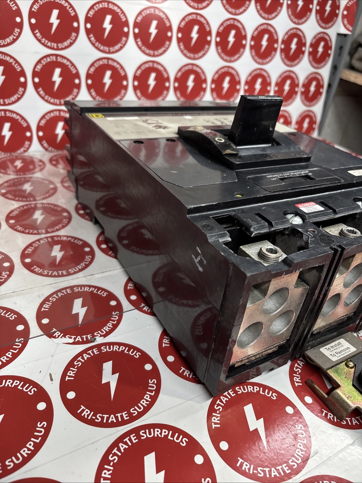 Used Square D MH36600 CIRCUIT BREAKER 3 Pole 600 Amp 600 Vac Free Shipping! 🔴🔴
