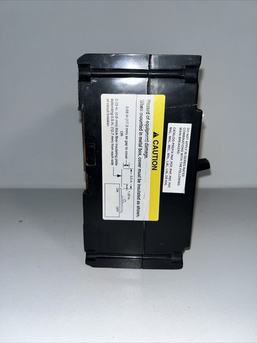 Used Square D FHL36015 3 Pole 15 Amp 600 Vac Circuit Breaker