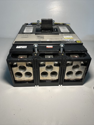 Used MHL3645025DC3903 Square D MHL 450A Circuit Breaker UNDERVOLTAGE & AUXILIARY