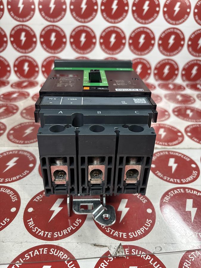 Refurbished Square D HJA36070 Circuit Breaker 70A 600V Warranty 🔴