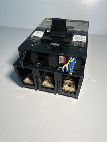 Used Square D LHL363501290 LHL 3 PH 600 V 350 A Circuit breaker w/ LA11289 & LA11028
