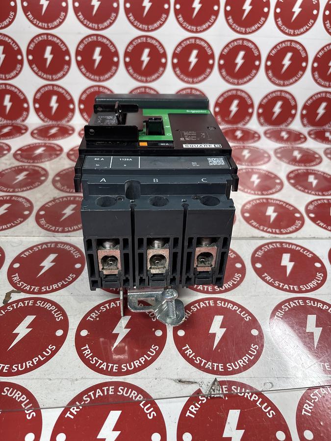 Refurbished Square D HJA36080 PowerPact 80A 600V I-Line Circuit Breaker 🔴