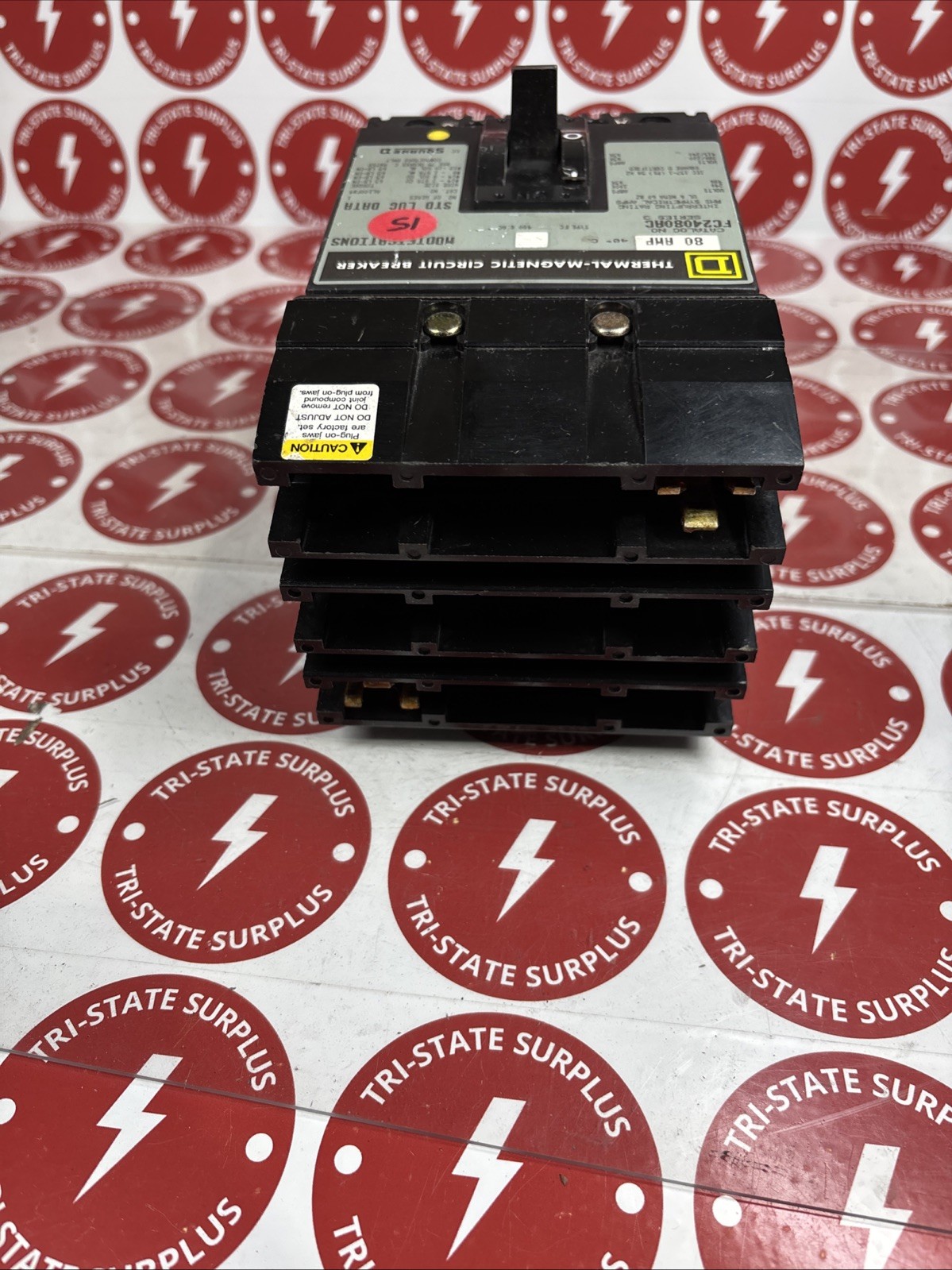 Used SQUARE D FC24080AC 2P 80 AMP CIRCUIT BREAKER 🔴🔴🔴