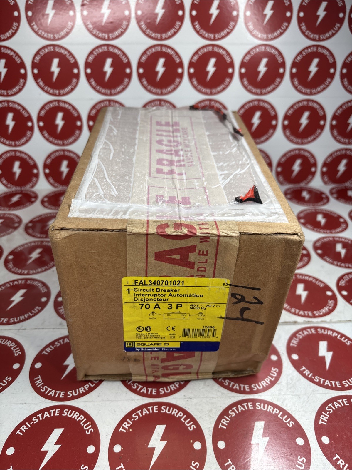 NEW IN BOX FAL340701021 Square D 70A 480V Circuit Breaker w/ 240V Shunt 🔴🔴