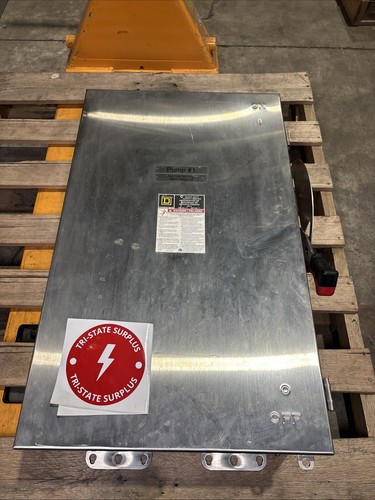 Used H364DS Square D by Schneider Electric Series Stainless Typed 3 3R Fusible Switch