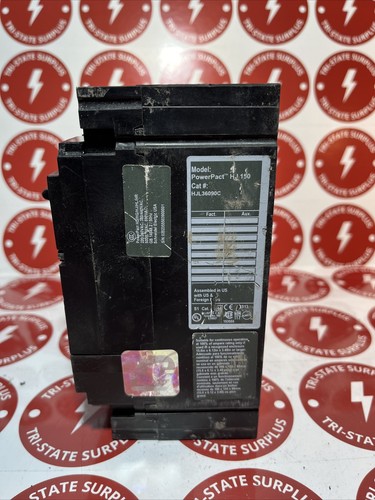 Used HJL36090C - Square D 90 Amp 3 Pole 600 Volt Thermal Magnetic Molded Case