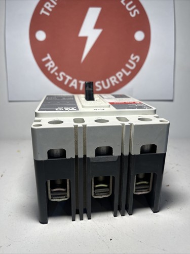 Used Eaton HMCP015E0C 600VAC 250VDC 15 Amps Molded Case Circuit Breaker