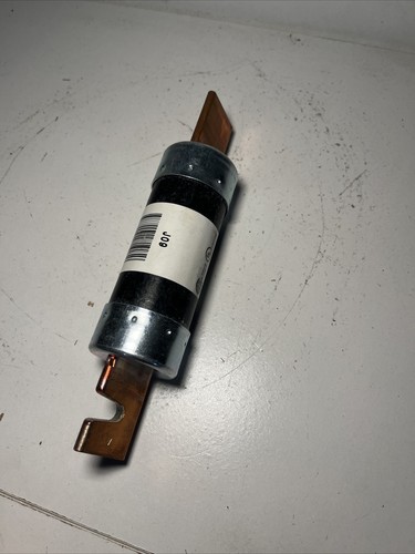 Used Fusetron FRN-R-150 150A 250V Electrical Fuse - Black
