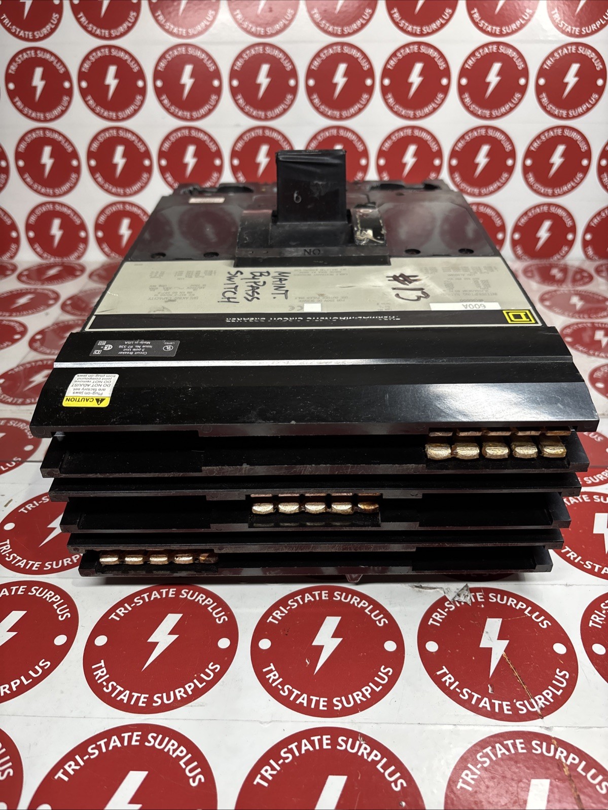 Used Square D MH36600 CIRCUIT BREAKER 3 Pole 600 Amp 600 Vac Free Shipping! 🔴🔴