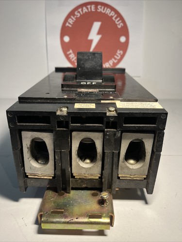 Used Square D Q432400, 400 Amp, 240 Volt, 3 Pole, Black, Circuit Breaker