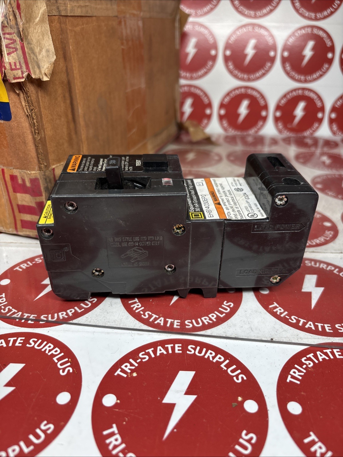 LOT OF 1- Square D EHB 14030 EPD Protection Grnd Fault GFI GFCI 30a 277v 🔴