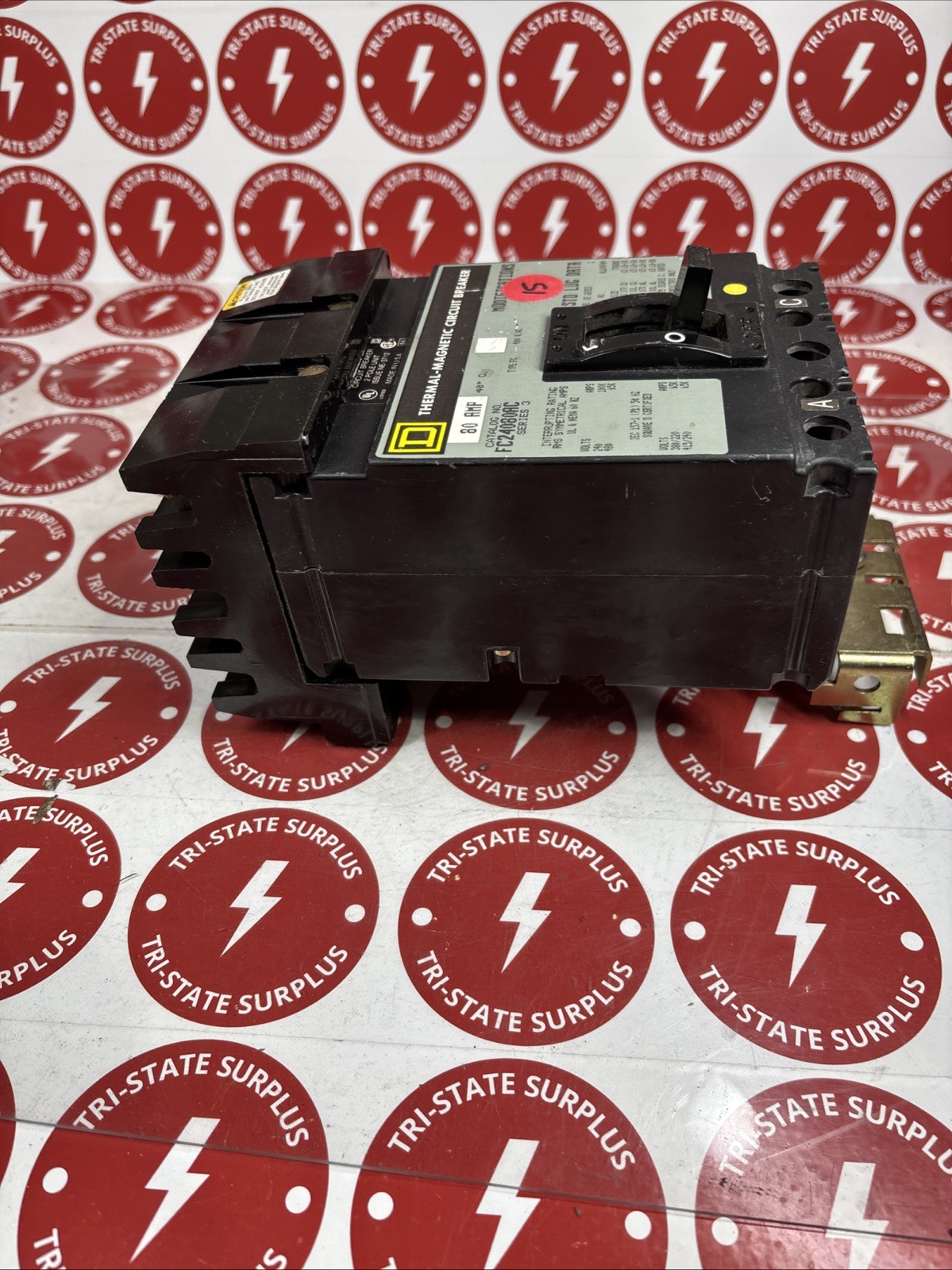 Used SQUARE D FC24080AC 2P 80 AMP CIRCUIT BREAKER 🔴🔴🔴