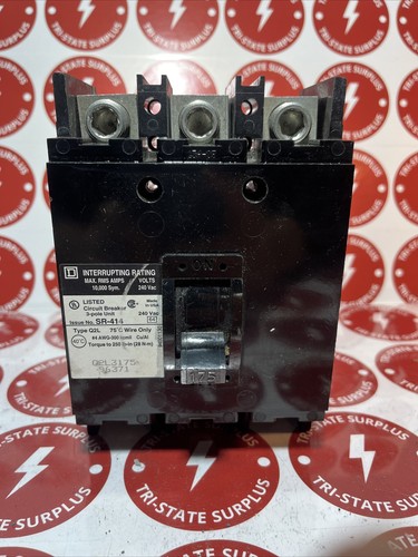 Used Q2L3175H Feed-Thru Circuit Breaker 175A 240V Q2L Q2 Square D Molded Case 🔴🔴🔴