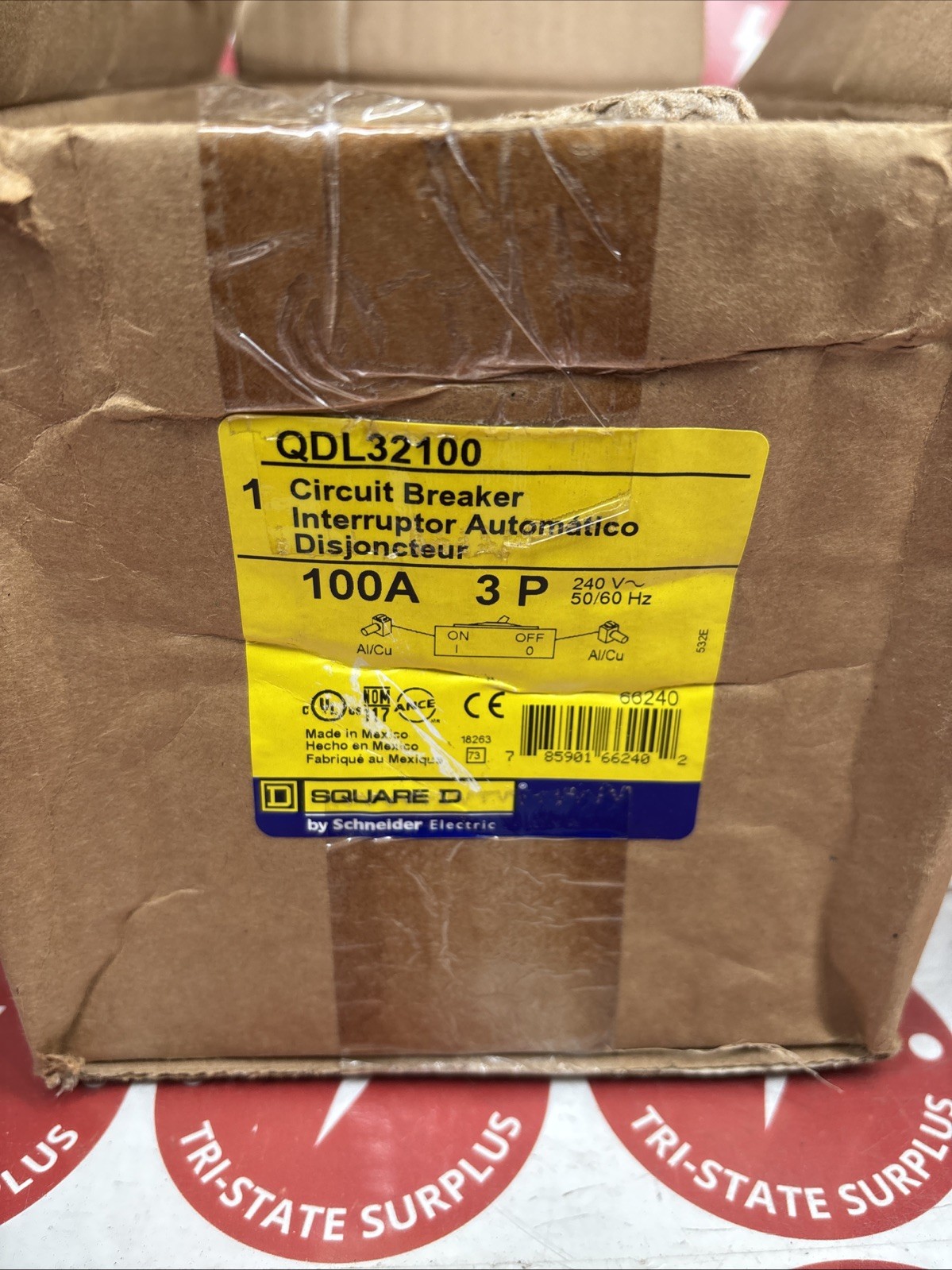 Used QDL32100 Square D 100 Amp 240 Volt Circuit Breaker - Next Day Option - New 🔴🔴