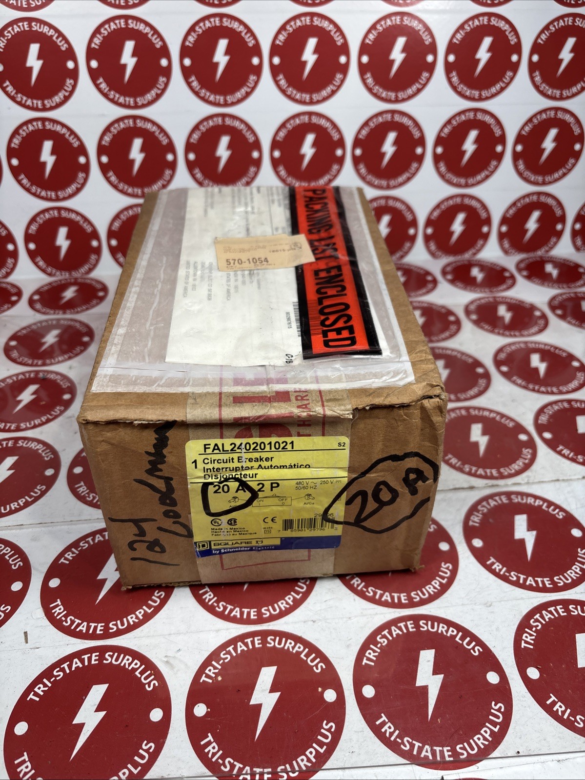 FAL240201021 Square D 20 Amp 2 Pole Fal Circuit Breaker 🔴🔴