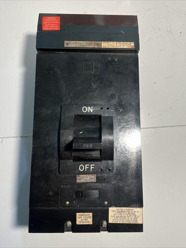 Used Square D Q432400, 400 Amp, 240 Volt, 3 Pole, Black, Circuit Breaker