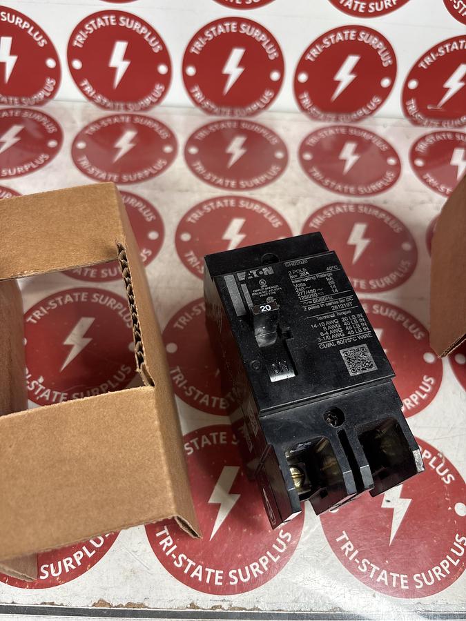 Eaton GHB2020 20A 2 Pole Bolt-On Circuit Breaker 277/480V GHB New IN BOX 🔴