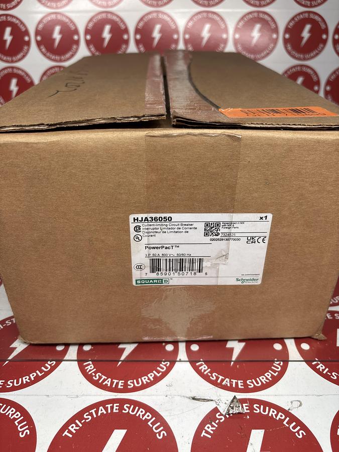 NIB Square D HJA36050 I-Line 50A Circuit Breaker 600V Warranty 🔴