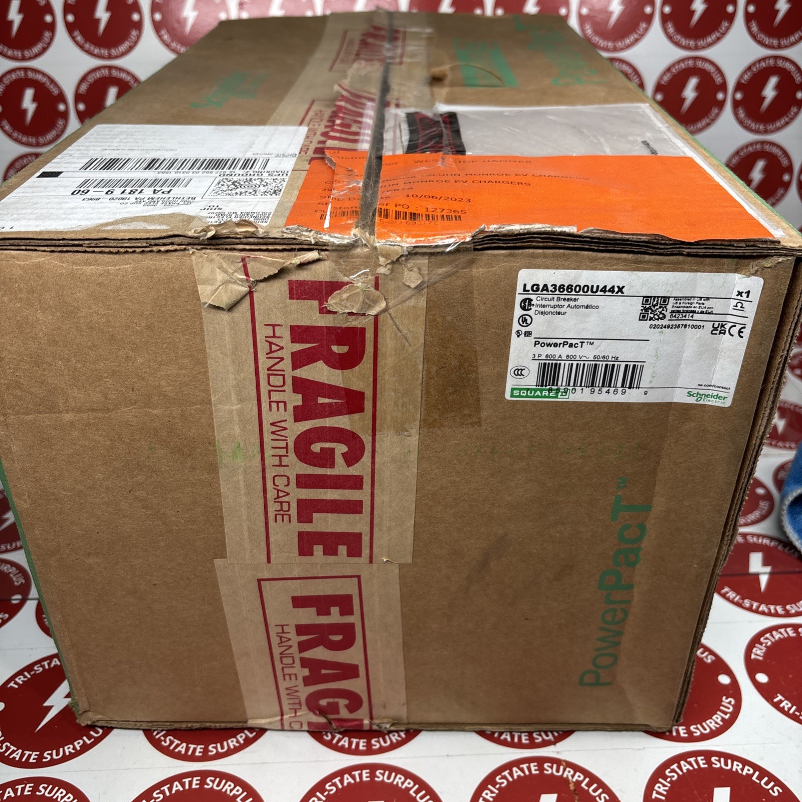 SQUARE D LGA36600U44X BREAKER 3POLE 600A 600V NEW IN BOX WARRANTY 🔴🔴