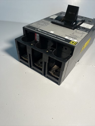 Used Square D LHL363501290 LHL 3 PH 600 V 350 A Circuit breaker w/ LA11289 & LA11028