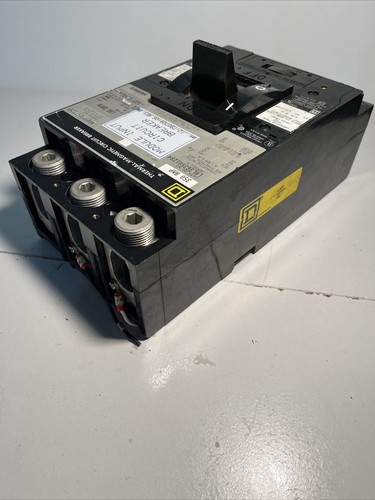 Used SQUARE D LHL363501294 U 350A 600V 3 USED 48Vdc UVR + 1A/1B Aux Swit