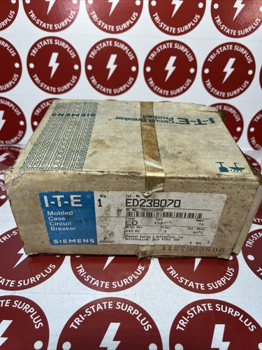ED23B070 Siemens Molded Case Circuit Breaker 3 Pole 70 Amp 240V NEW IN BOX 🔴🔴