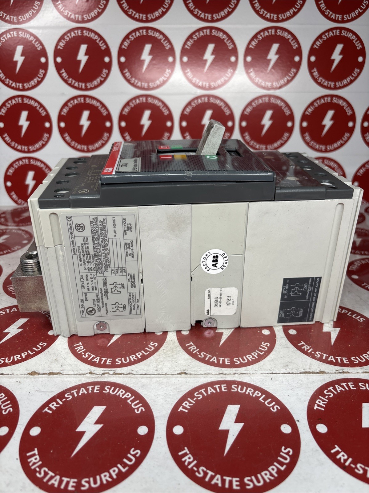 Used ABB SACE TMAX T4N 250 Amp 600V 3 Pole Circuit Breaker 🔴🔴