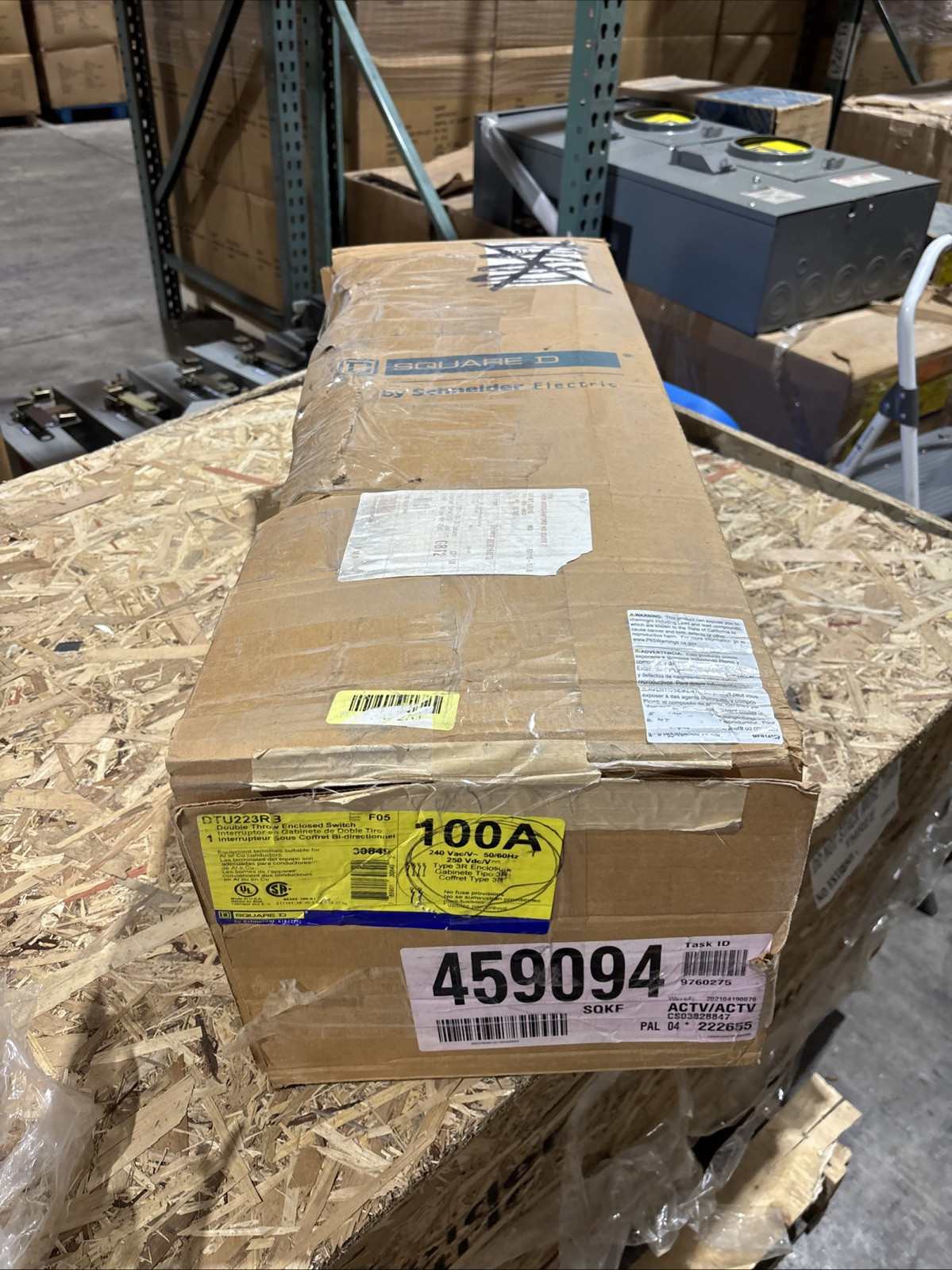 NEW Square D  Double Throw Enclosed Switch:  DTU223RB 🔴🔴🔴