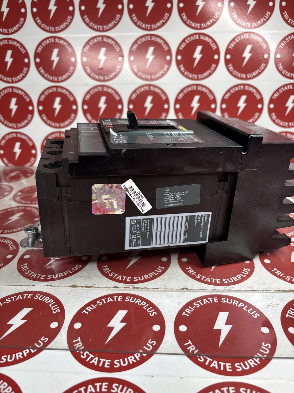Used Square D HJA36040 PowerPact I-Line Breaker 40A 3P 600V 65kA@480V 🔴🔴🔴