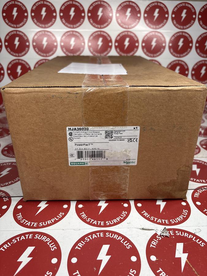 Square D PowerPact HJA36030 Circuit Breaker 30A 3-Pole 600V NEW 🔴