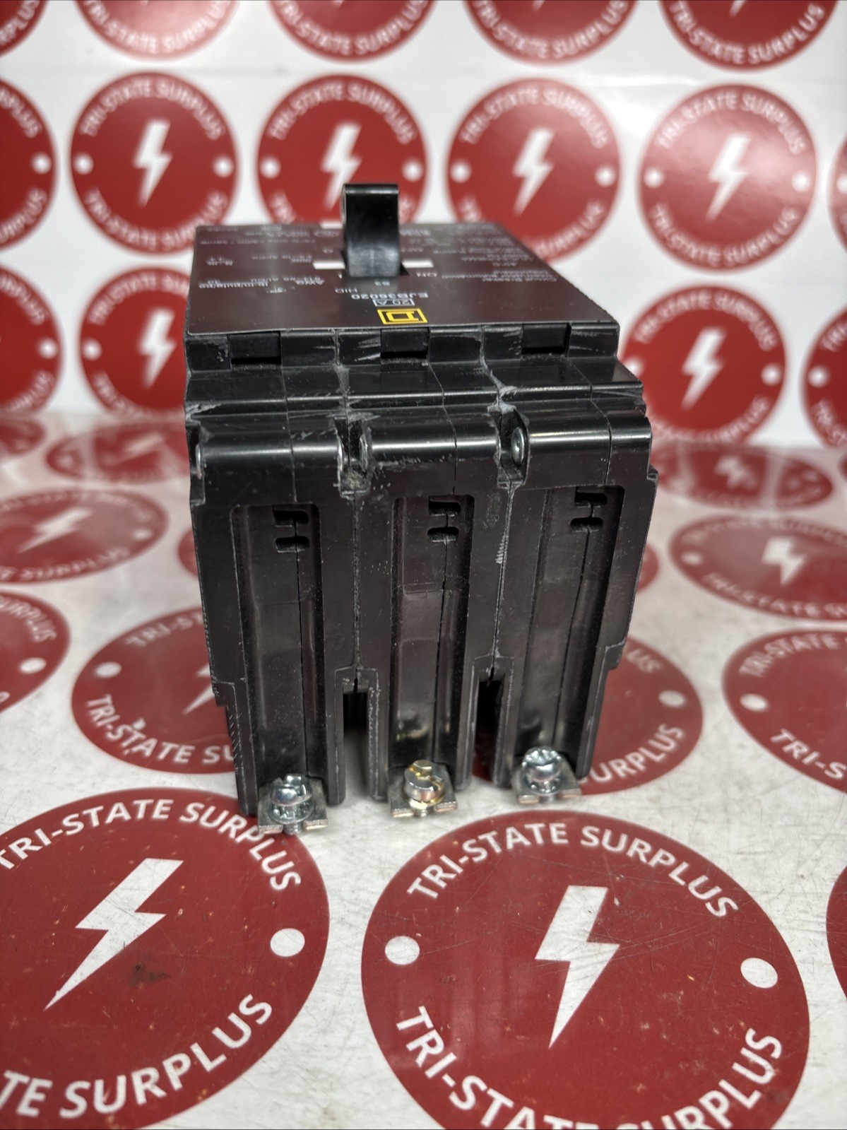 Used EJB36020 - Square D Bolt-On 600V 20A 3 pole circuit breaker 65kA@480V 🔴🔴🔴