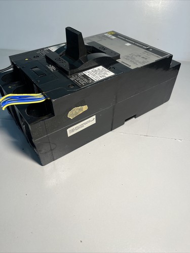 Used Square D LHL363501290 LHL 3 PH 600 V 350 A Circuit breaker w/ LA11289 & LA11028
