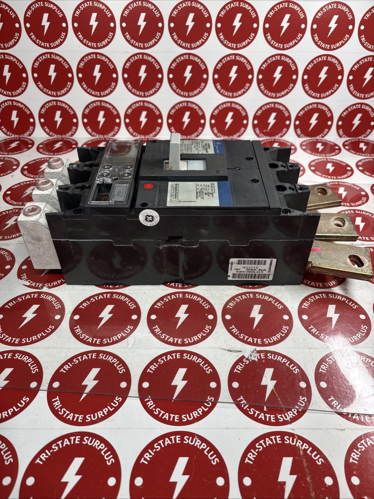 Used GENERAL ELECTRIC SGHC3601L3XX CIRCUIT BREAKER 3 POLE 150AMP 600V WITH LUGS 🔴