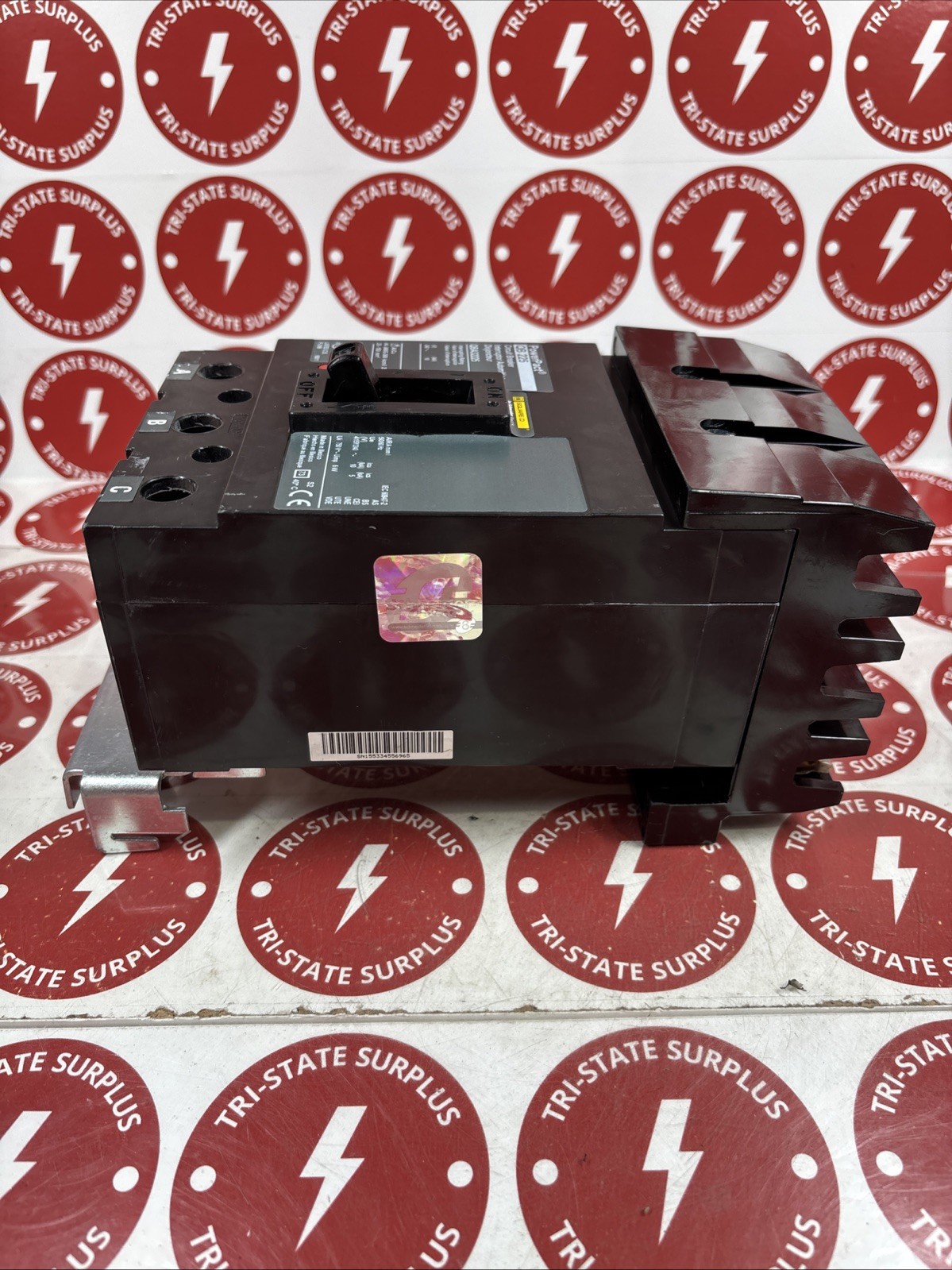 Used SQUARE D QBA32225 QBA I-LINE 3 POLE 225 AMP 240v CIRCUIT BREAKER POWERPACT 🔴