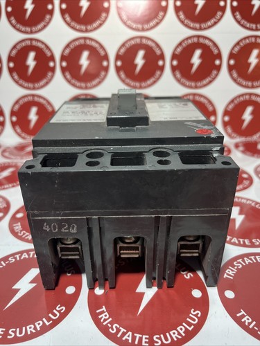 Used GE GENERAL ELECTRIC 20 AMP CIRCUIT BREAKER 480 VAC 250 VDC 3 POLE TED134020