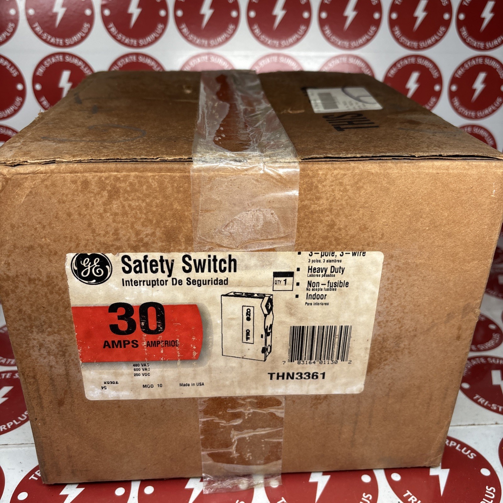 1 NEW GE THN3361R NEMA 3R Heavy Duty Safety Disconnect Switch 3P 30A 600V 🔴🔴