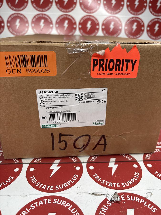 NIB Square D JJA36150 I-Line 150A Circuit Breaker 600V WARRANTY 🔴