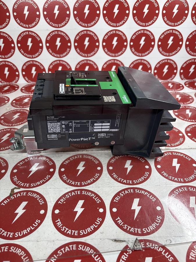 Refurbished Square D BJA36100 Circuit Breaker 600V 3P 100 Amp Warranty 🔴