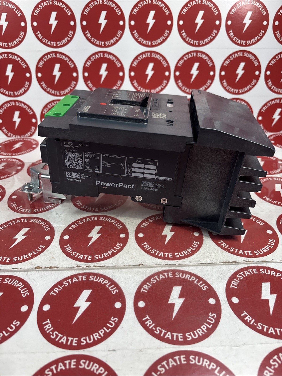 Used SQUARE D BDA34070Y I-Line Circuit Breaker 70A 3P 480V 3PH BDA 70 Amp 🔴🔴