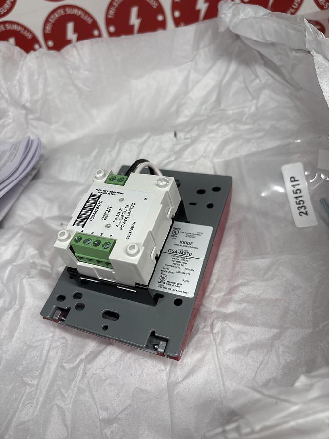 Kidde Mirtone GSA-M270 Single Action Fire Alarm Pull Station New In Box🔴