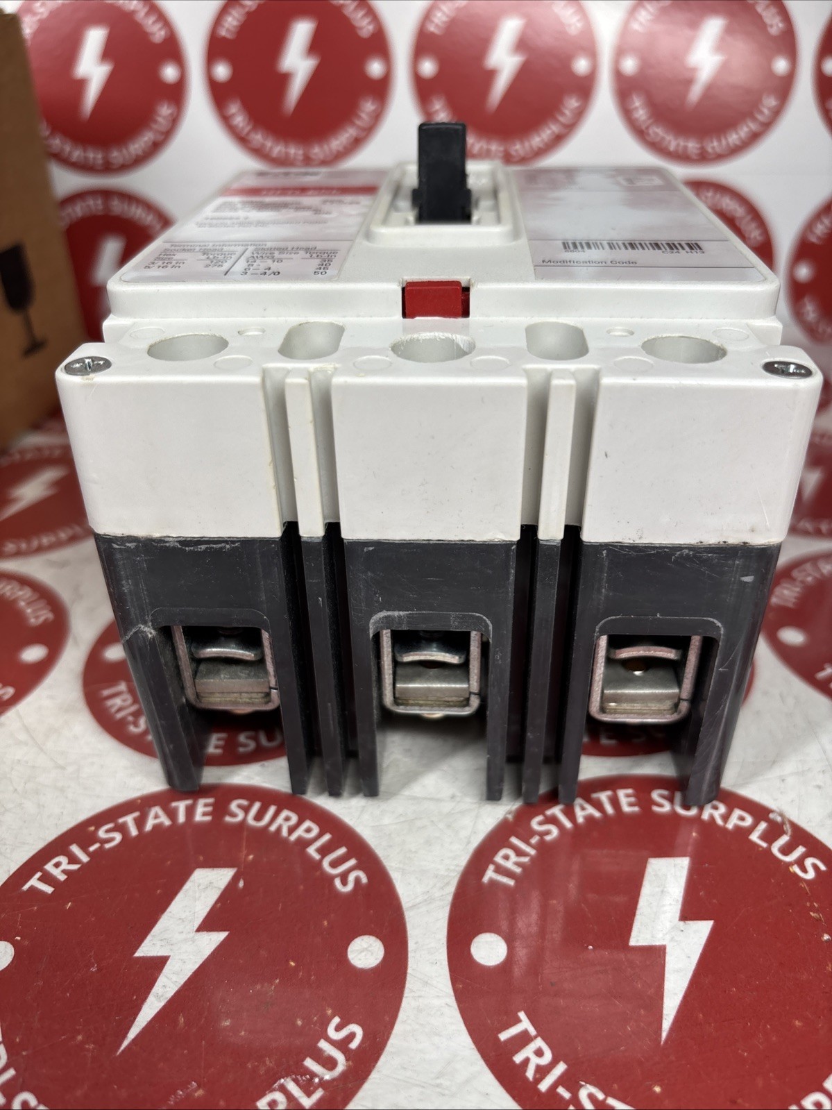 NEW Eaton HFD3080L HFD3080 80 Amp 600 VAC 3 Pole Type HFD 65K Circuit Breaker 🔴