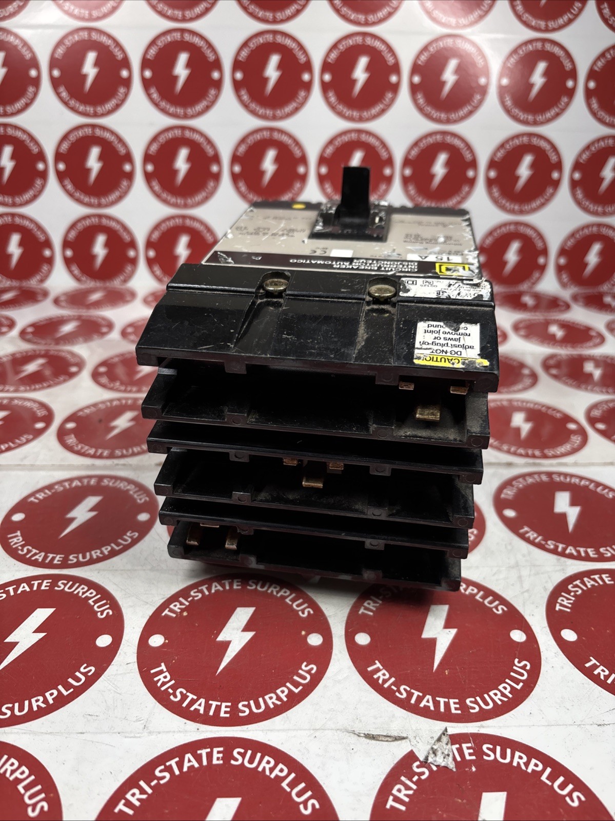 Used Square D FC34015 3 Pole 15 Amp 480 Vac I-Line Circuit Breaker