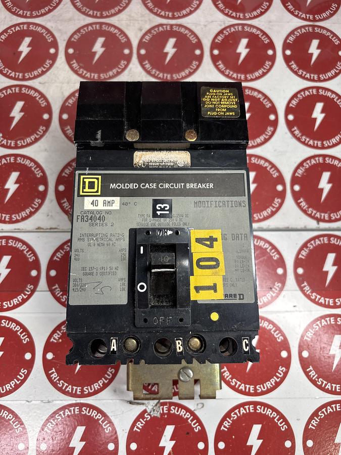 Used Square D FA34040
