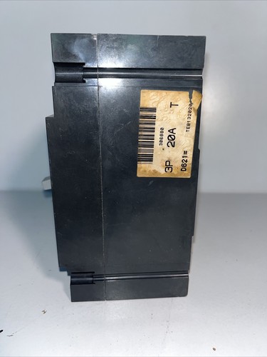 Used General Electric TEB132020WL Molded Case Circuit Breaker 20A 3pole