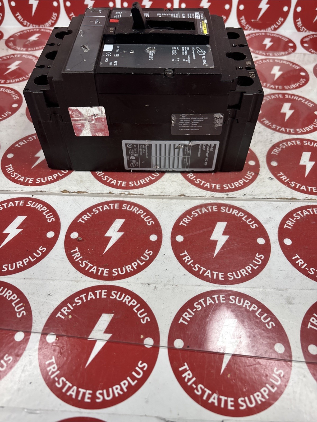 Used HDL36080 Circuit Breaker Schneider HDL36080SH - WARRANTY 🔴🔴