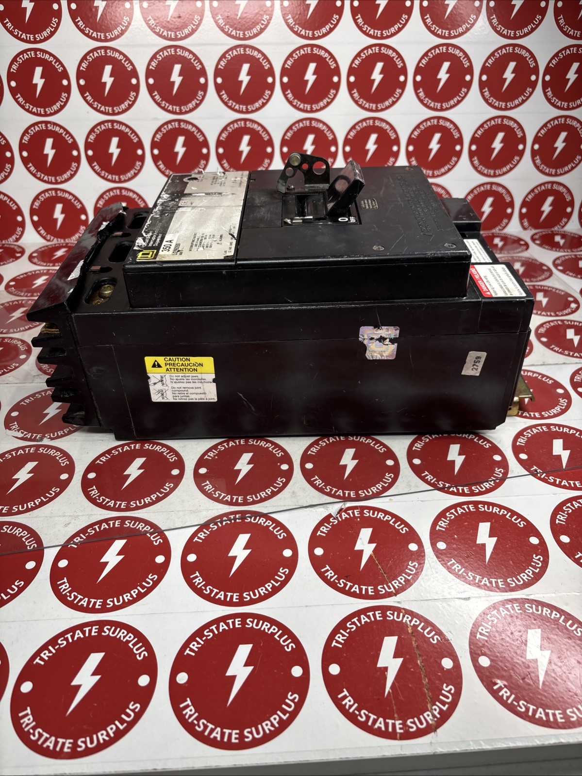 Used Square D LC LC36350 3 Pole 350 Amp 600V Gray Label Circuit Breaker *DAMAGED*🔴