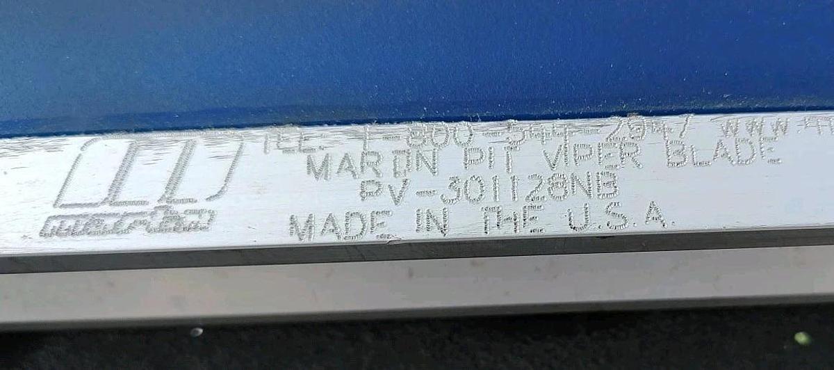 NEW MARTIN Pit Viper PV-301128NB NAVY BLUE 28" Replacement Urethane Belt Cleaner