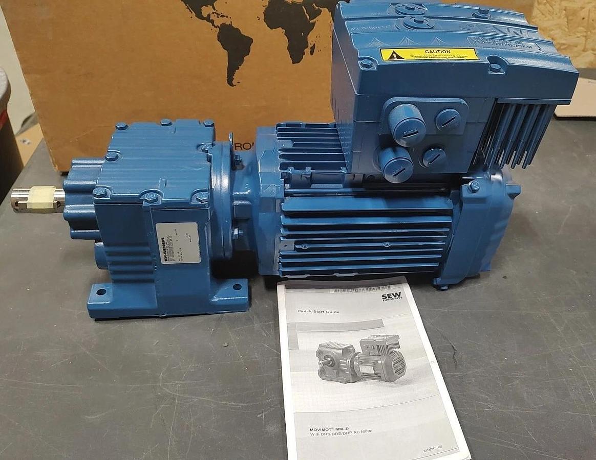 NOS Sew Euro MOVIMOT R27 DRN80M4 MM07 MO Gearmotor 109rpm 3ph 1hp 330/500VAC