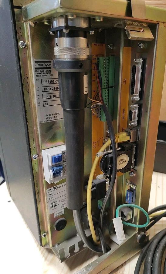 Used USED & Powers UP! Atlas Copco PF3107-C-EIP-HW Tensor 3-7 Nutrunner Controller